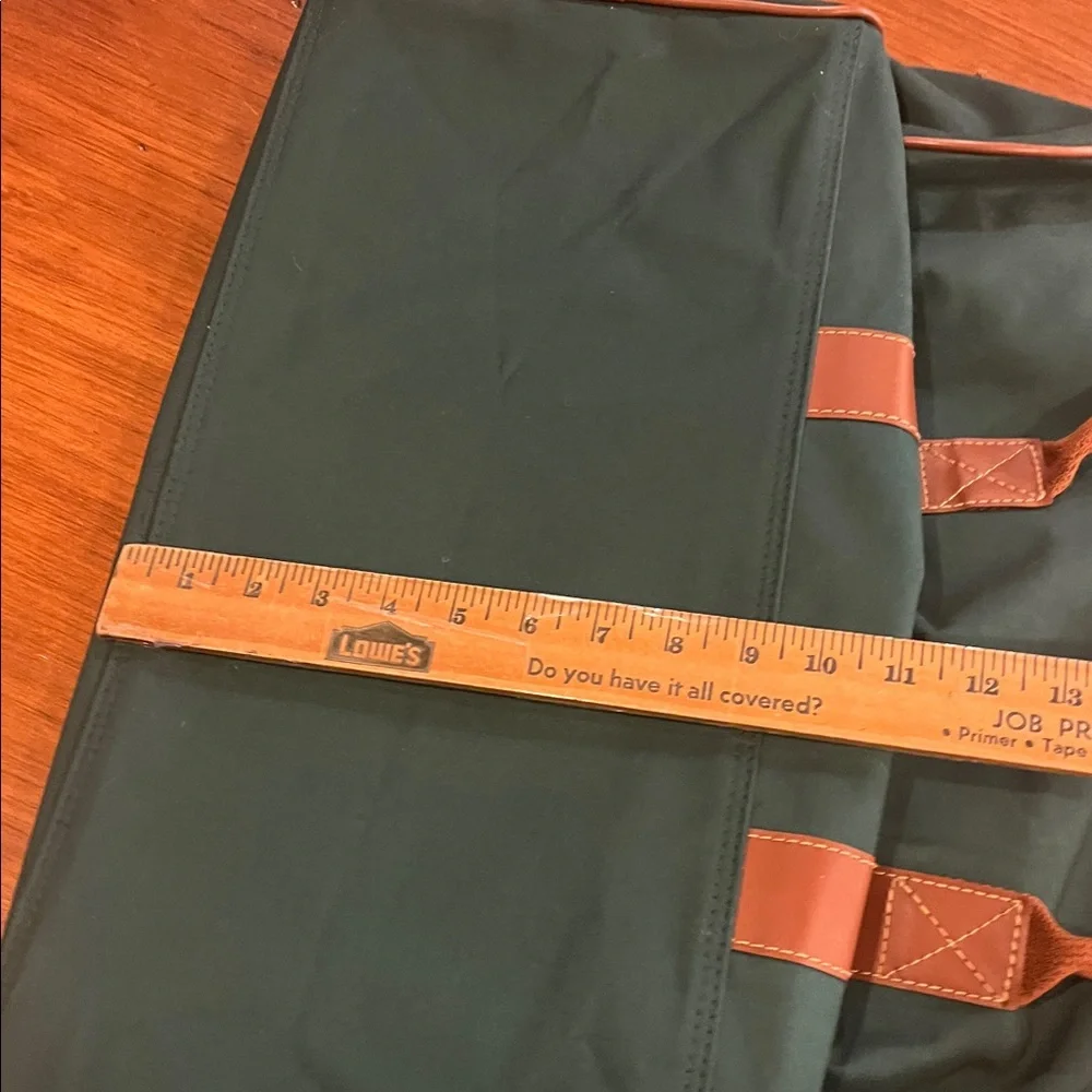 Polo Ralph Lauren Vintage Duffle Bag Travel Luggage green canvas
